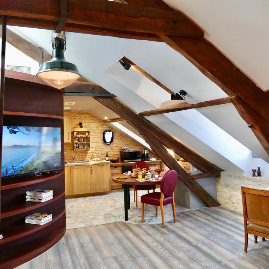 In Sarlat Luxury Rentals, Medieval Center - Loft Stella Matutina -2P-Ascenseur-Climatisation Dış mekan fotoğraf